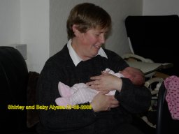 23.1 Shirley and Granddaughter Baby Alyssa 21-08-2008